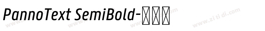 PannoText SemiBold字体转换